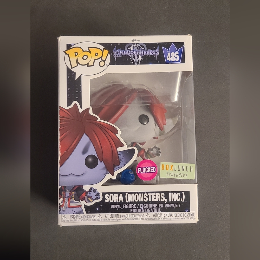 #485 Sora Funko Pop! Disney Kingdom Hearts (Flocked + Box Lunch Exclusive)